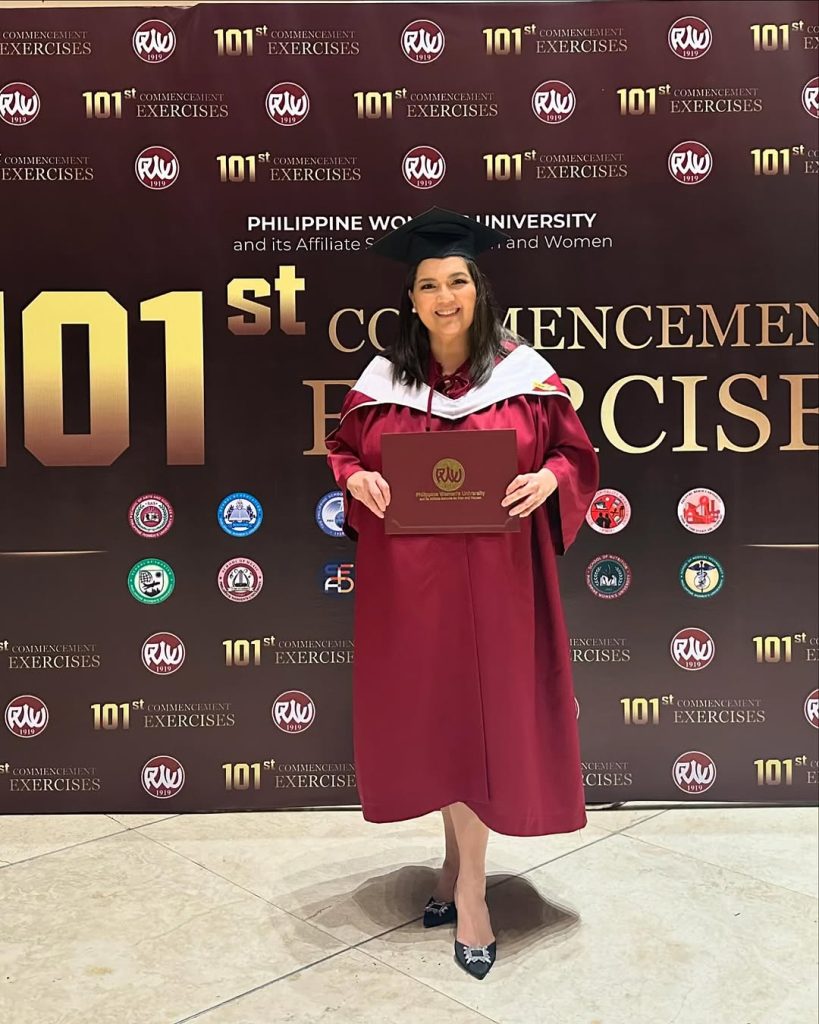 After Years of Halt, Longstanding Goal, Arlene Muhlach Finishes BA Communication from PWU 5 487215407 1306741487475066 3627453868233703936 n