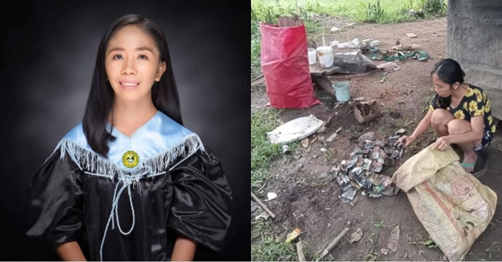 She Ate Bagoong Alamang for 3 Months, Former Scavenger Passes Teachers Board Exam 5 bakal bote girl