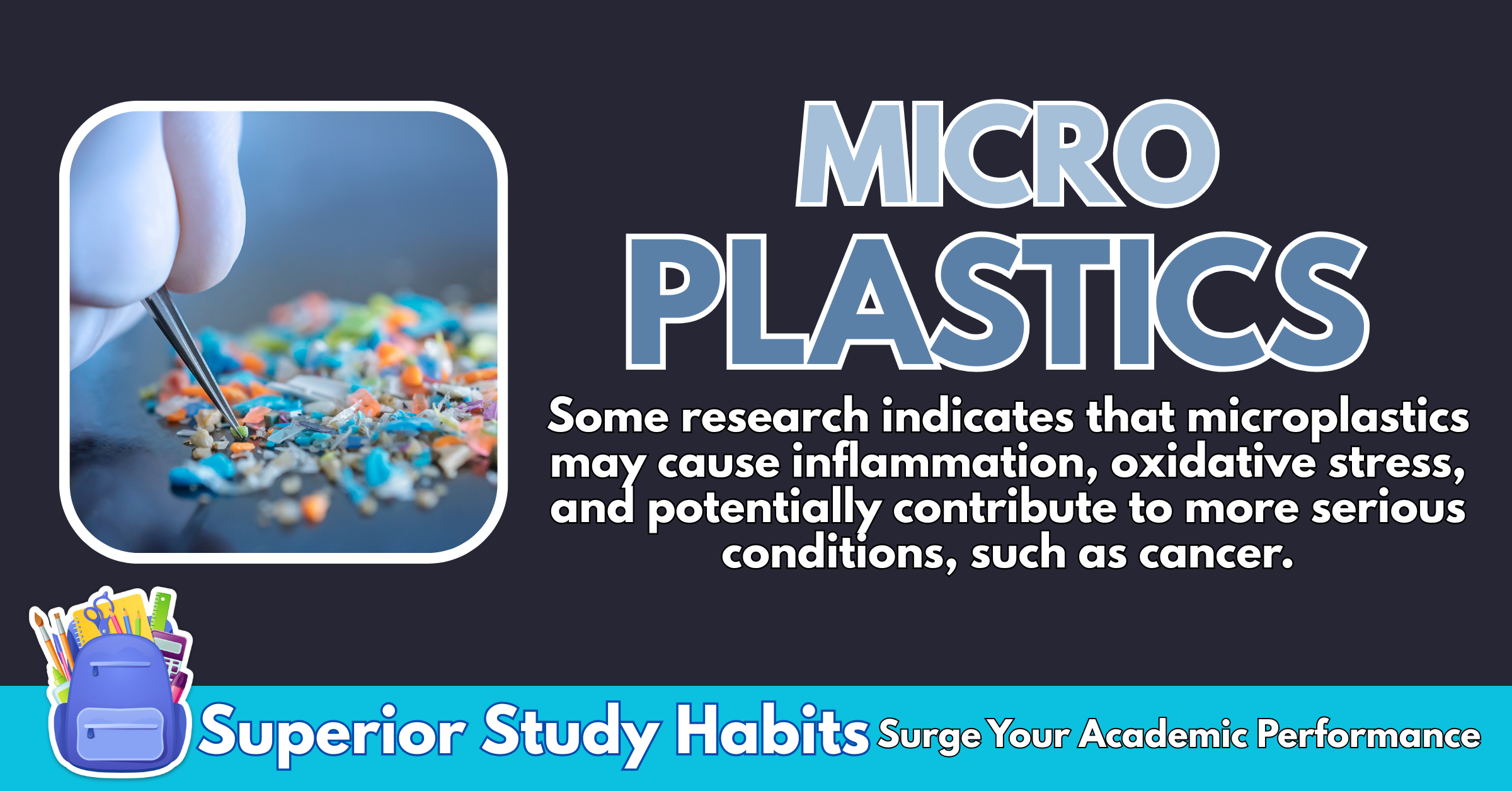 Here is A Stern Warning from Scientists Re Microplastics: "We have until 2030"