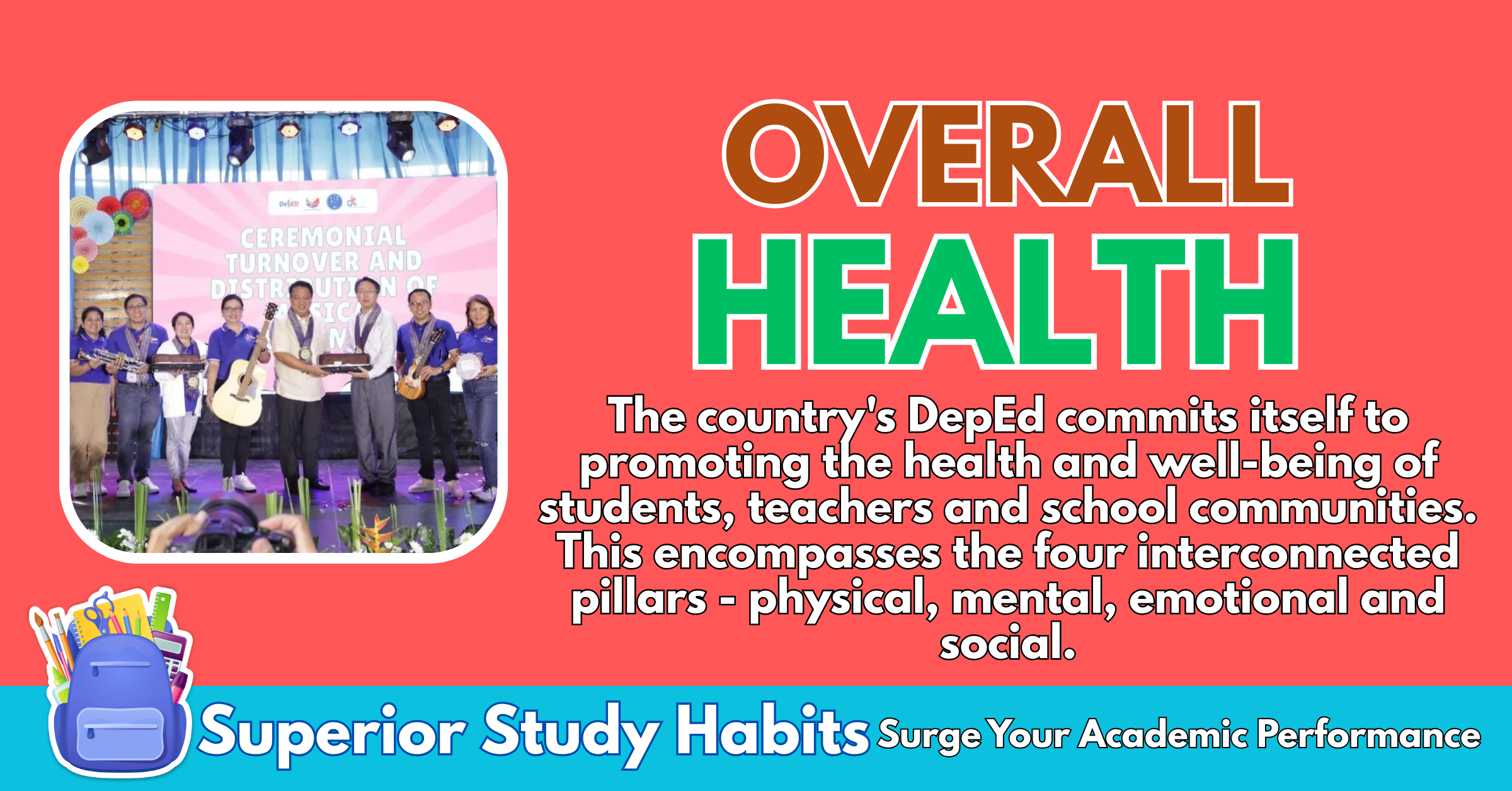 Ultimate Checklist on the Four Pillars of Overall Health - Oplan Kalusugan sa DepEd