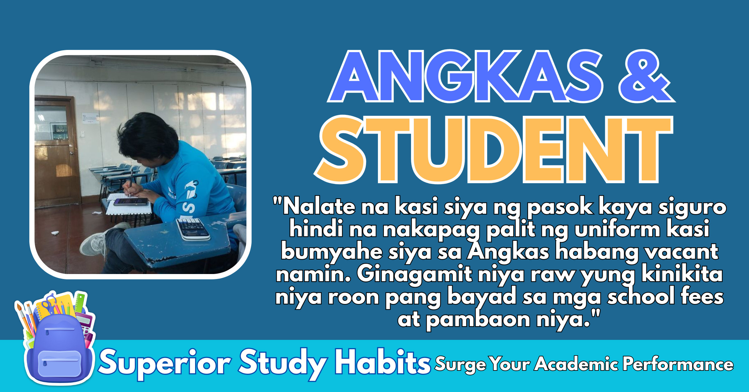 His Classmate Enters School Wearing Angkas Uniform, and He Couldn't Help but Admire the Dedicated Man