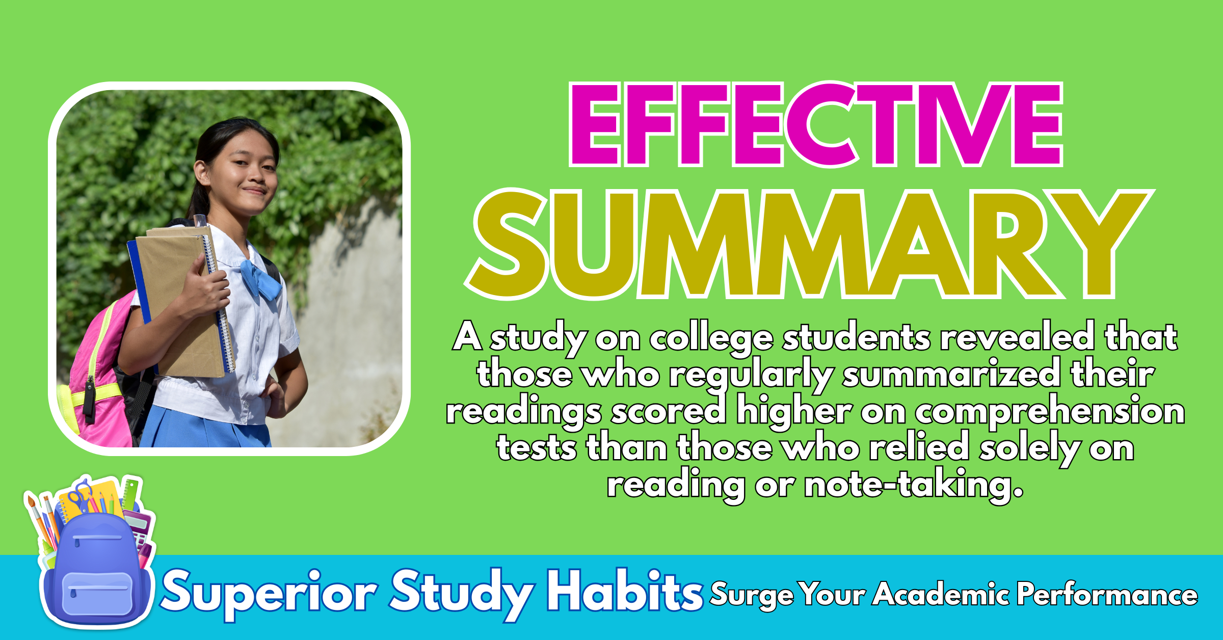 7 Tips for Effective Summarization, 7 Misconceptions, and Research Showing It Significantly Improves Retention