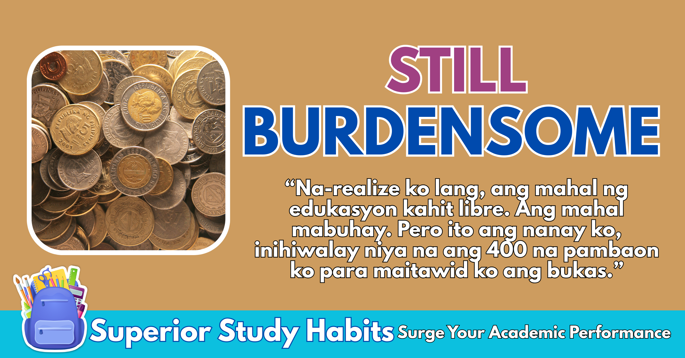 This Student Spends P400 Per Day to Attend School Despite Being Beneficiary of Free Education - "Ang Mahal Mabuhay"
