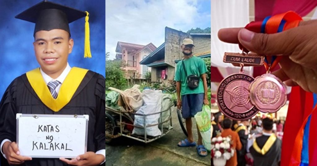 His Father is a PWD and Garbage Collector, The Story of the Cum Laude in BS Agri Business Management and Entrepreneurship 5 katas 2