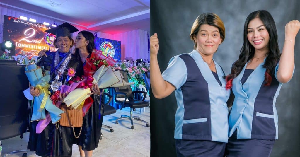 Mother-Daughter Graduate College Together, 47-22 - Inspire People Who Put Dreams on Hold Because of Age 5 nanay 3