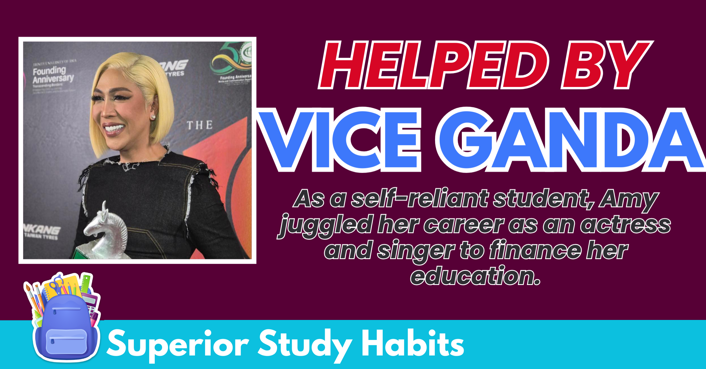 Superstar Vice Ganda is a hero to this magna cum laude graduate