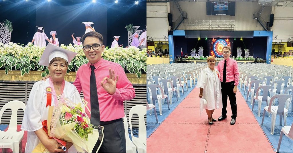 Nanay Ko, Estudyante Ko! Mom Graduates High School with Son as Her Teacher 5 wilfredo 3