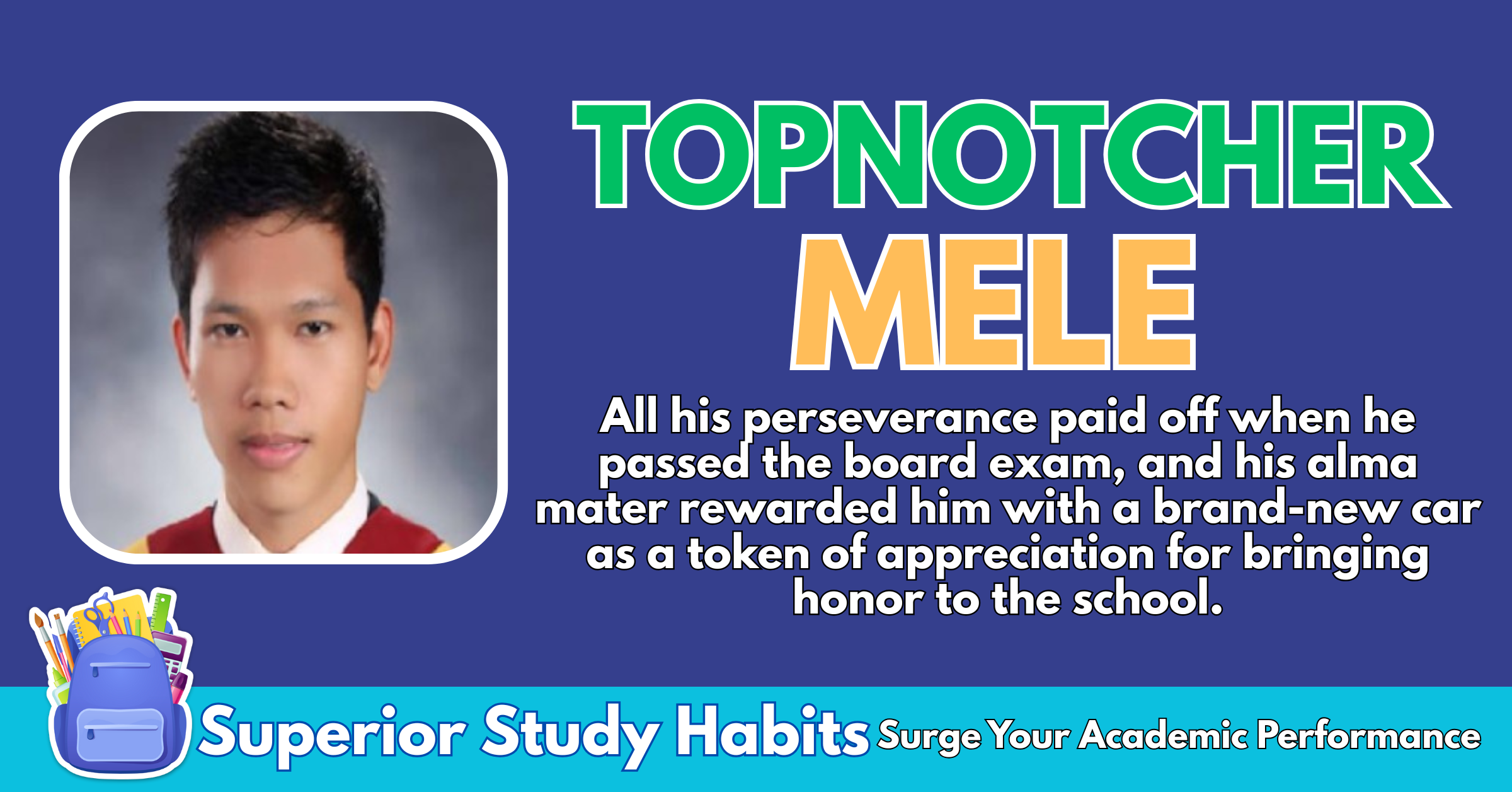 He Did Not Finish the Entire Test. He Did Not Receive Any Academic Honor During College. He Topped the Mechanical Engineering Board Exam