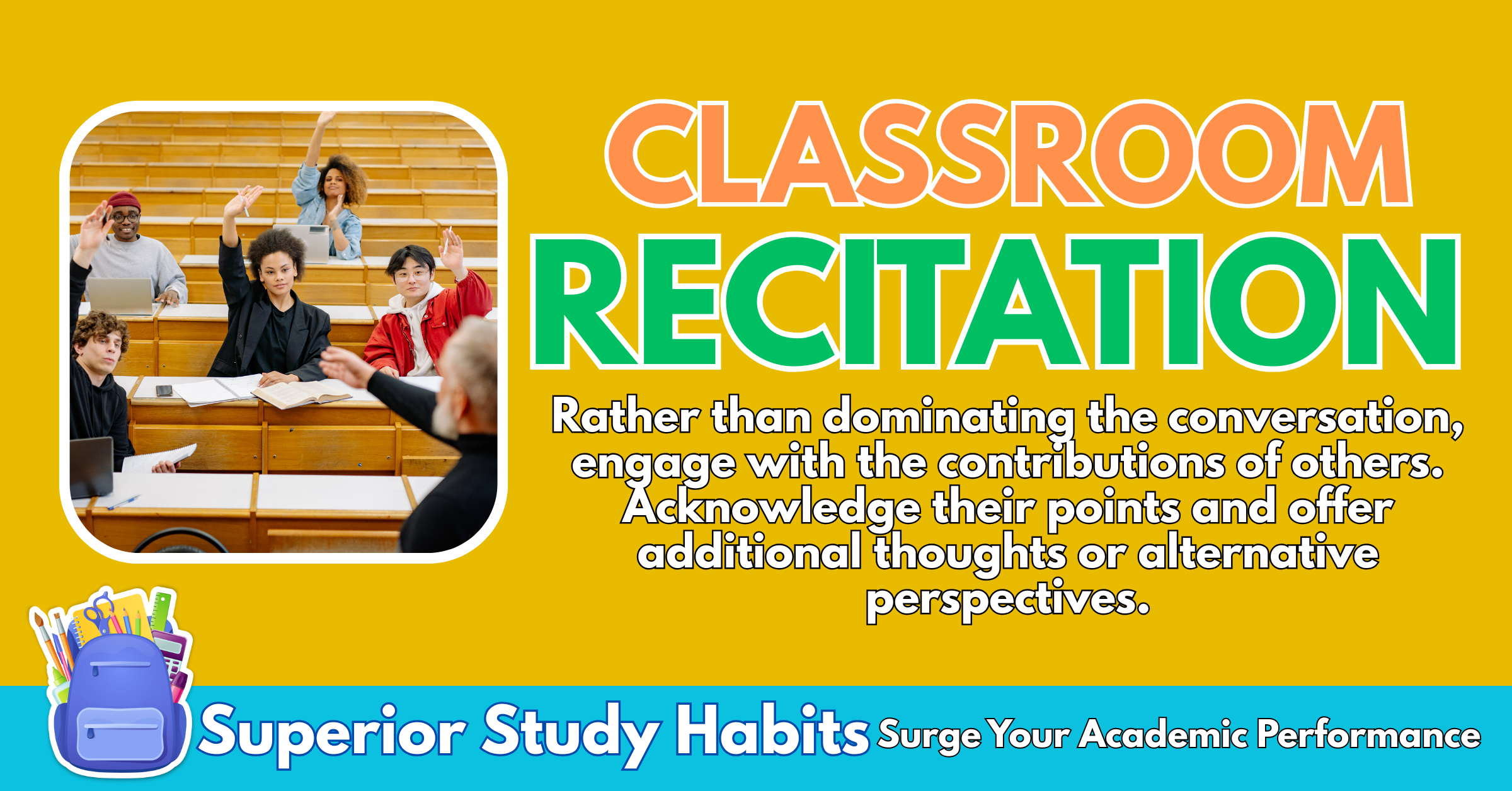 5 Guaranteed Methods to a Spectacular Performance During Recitation in Class Discussion