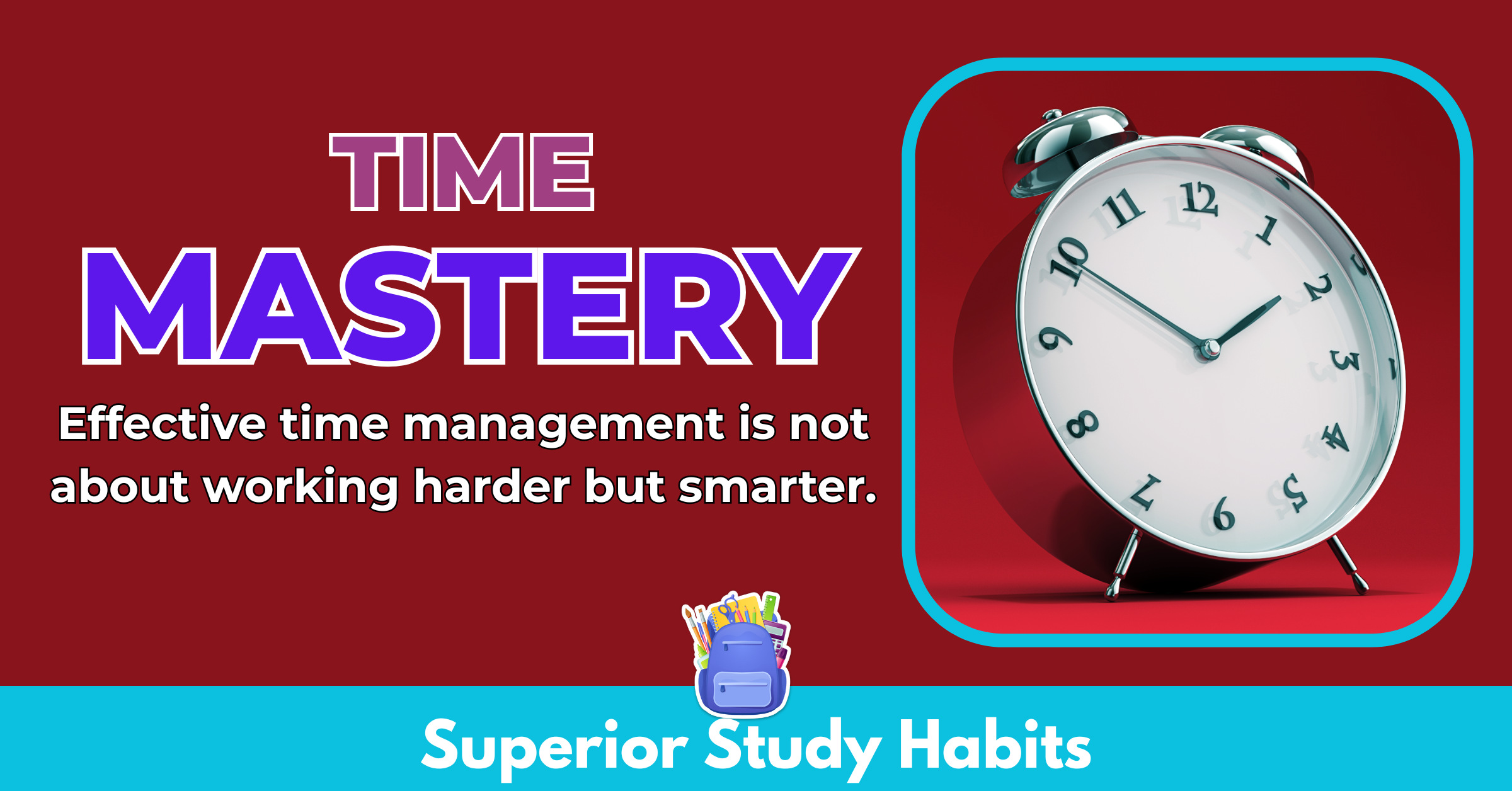You Can Master Time Management
