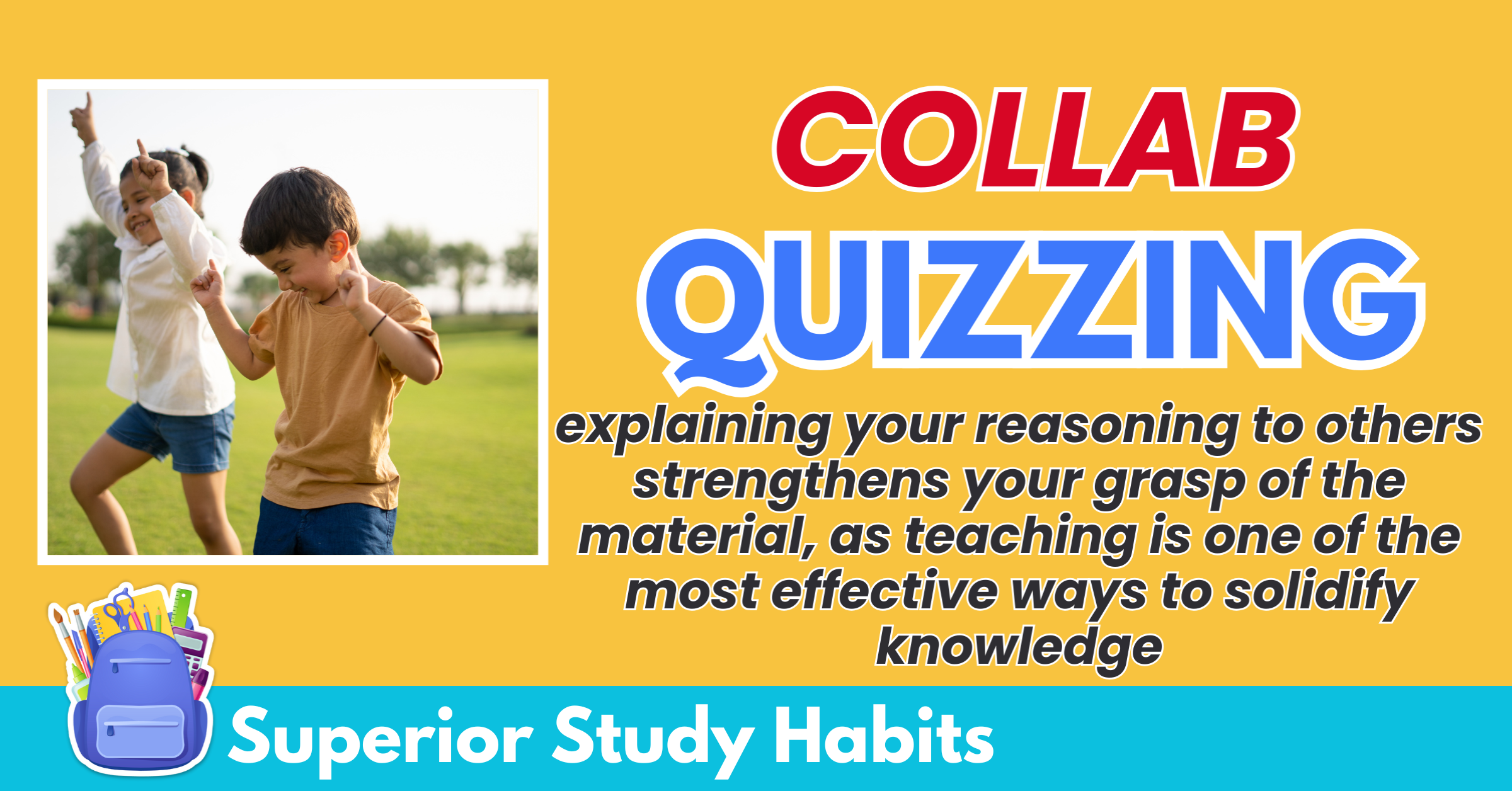 Collaborative Quizzing is More Challenging