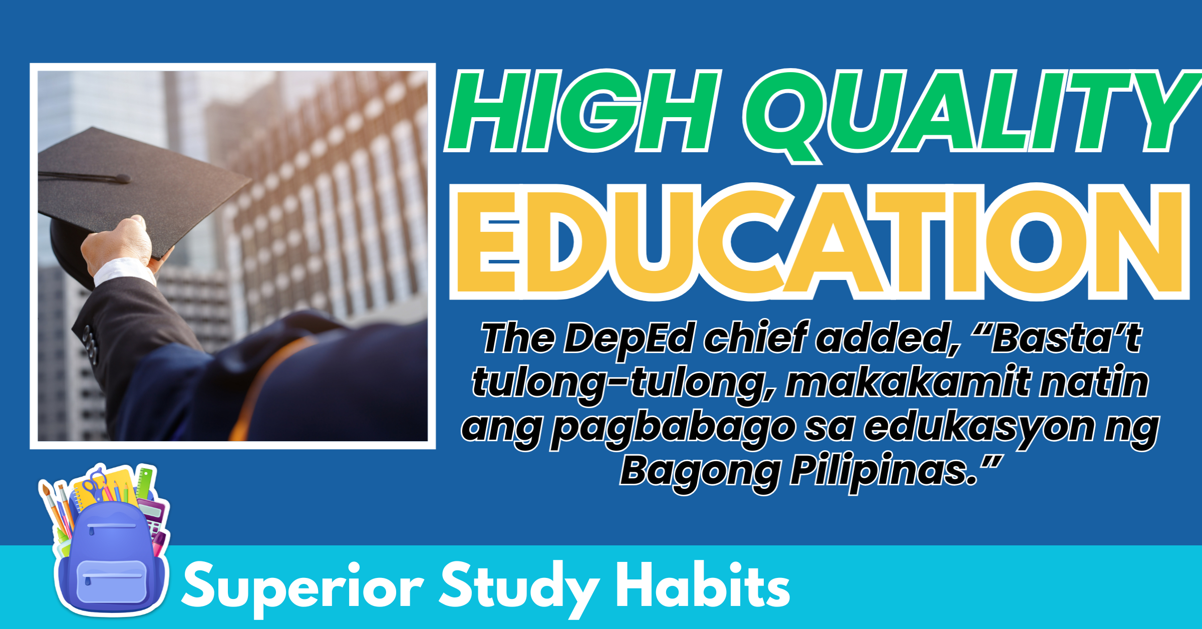 Angara Ask Reforms to Bring Higher Quality Education