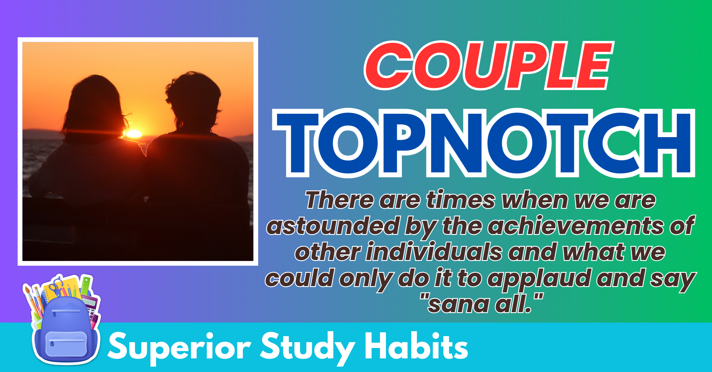 How Cum Laude Couple Top Board Exam by Sharing Reviewers