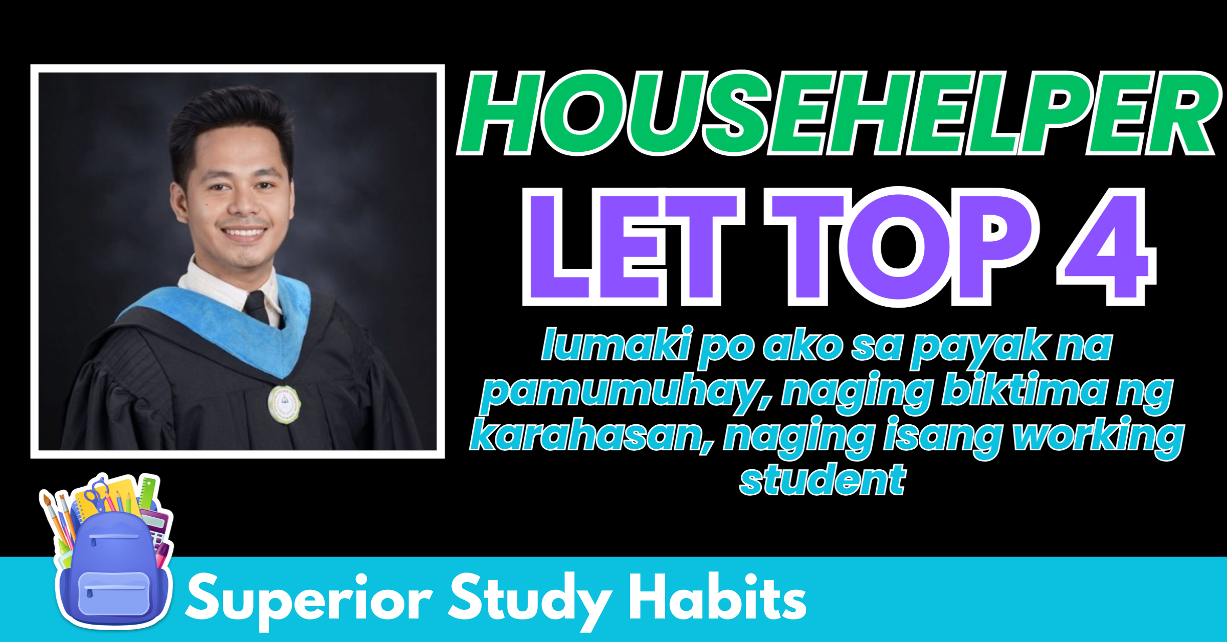 Former House Helper is Top 4 in Teachers Board Exam