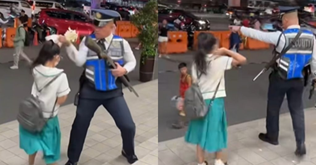 You're Fired! Security Guard Lost Job After Incident Involving Sampaguita Vendor Goes Viral 5 security guard