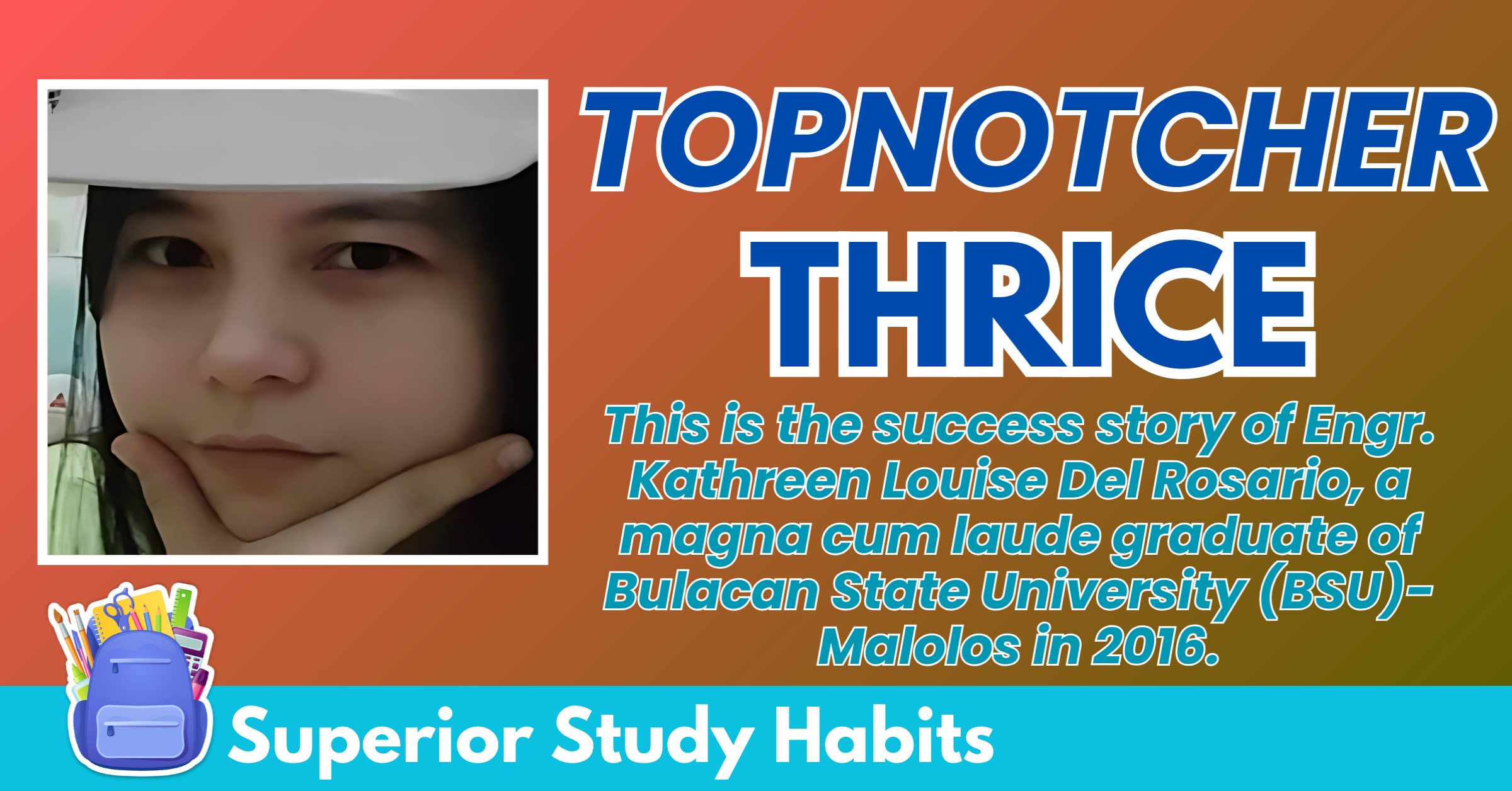 Easygoing Child Who Became Magna Cum Laude is Topnotcher in 3 Board Exams