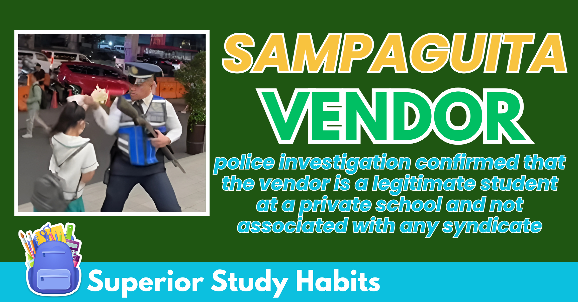 Young Sampaguita Vendor Confronted by Mall Security
