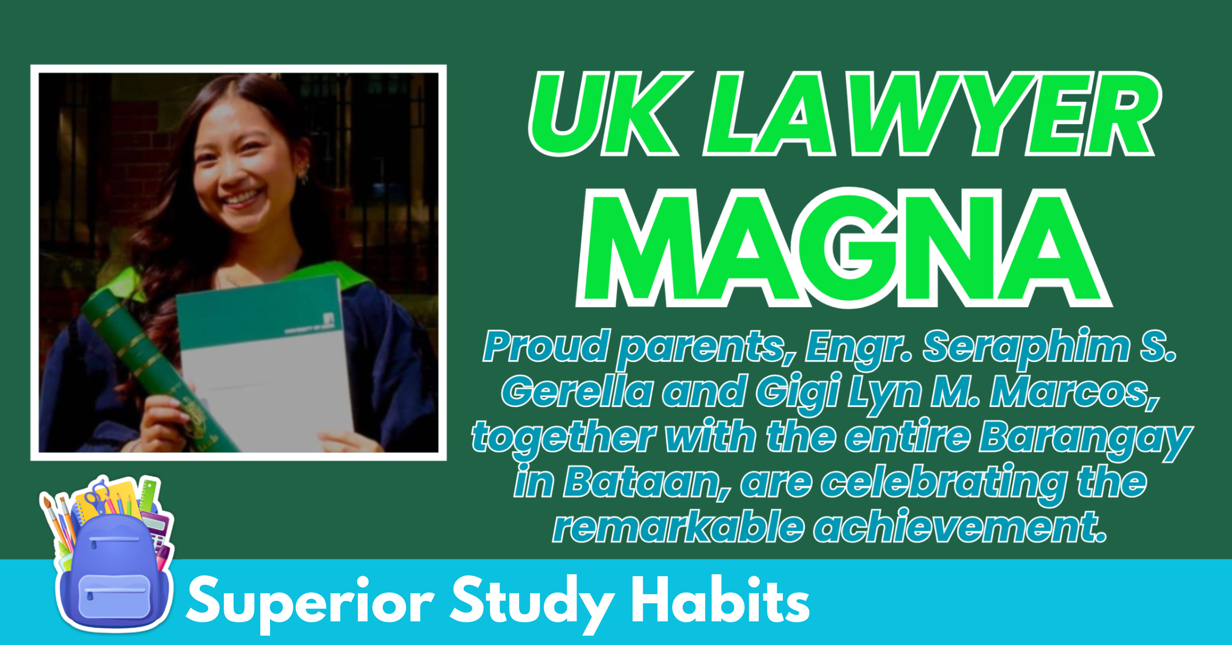 Filipina Earns Magna Cum Laude at Law School in UK University