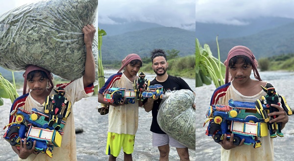 Mangyan Sells Toys Made from Discarded Slippers But No One Bothers to Buy from Him 5 the good manyan