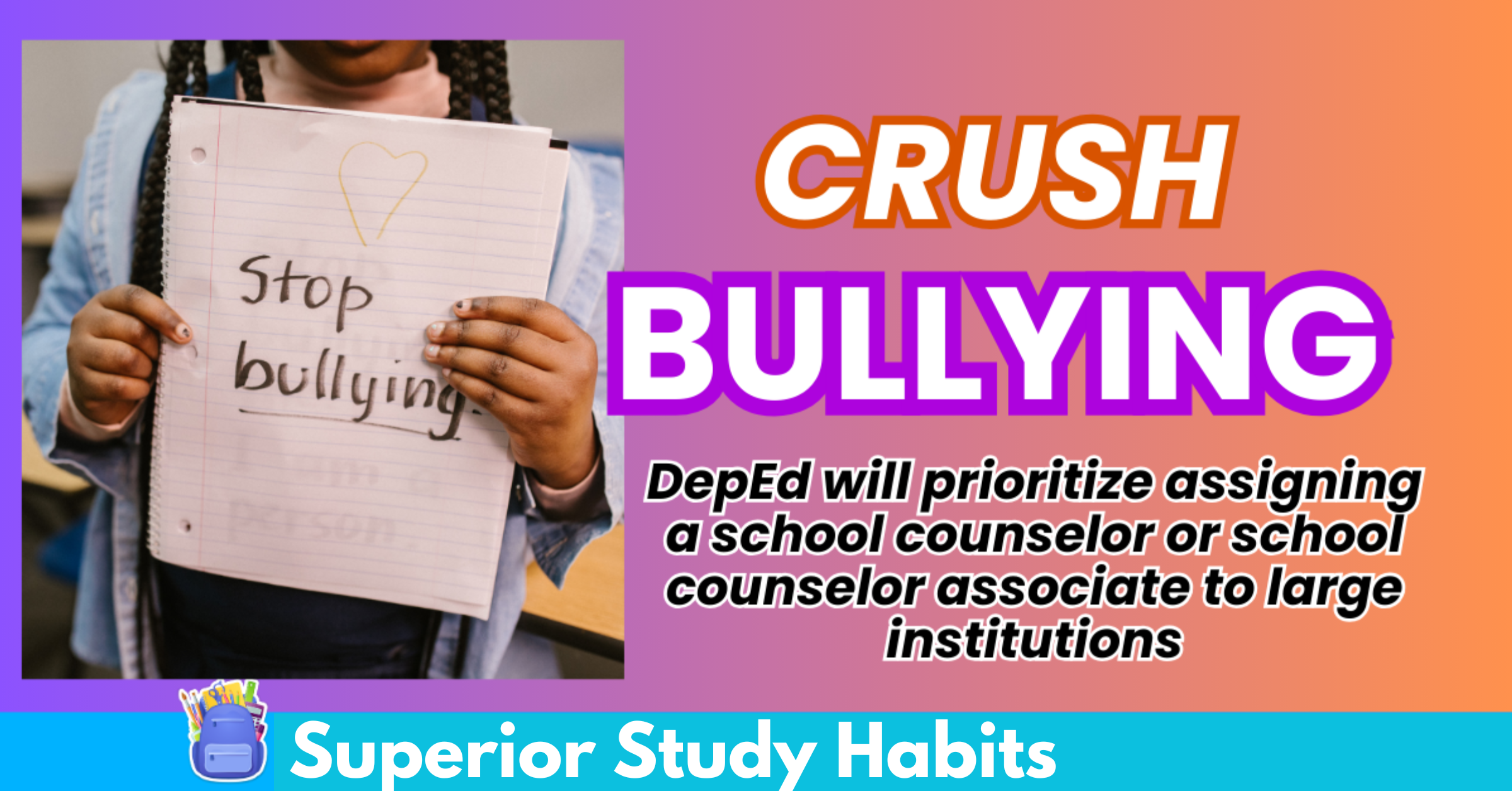 crushing bullying in schools