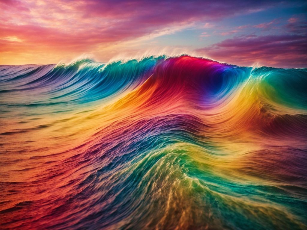 Apply This Extremely Fluid Association Chains Method to Powerfully Memorize Information Coherently 10 rainbow, wave, design, colourful, vibrant, vivid, texture, nature, ai generated, colourful, colourful, colourful, colourful, colourful