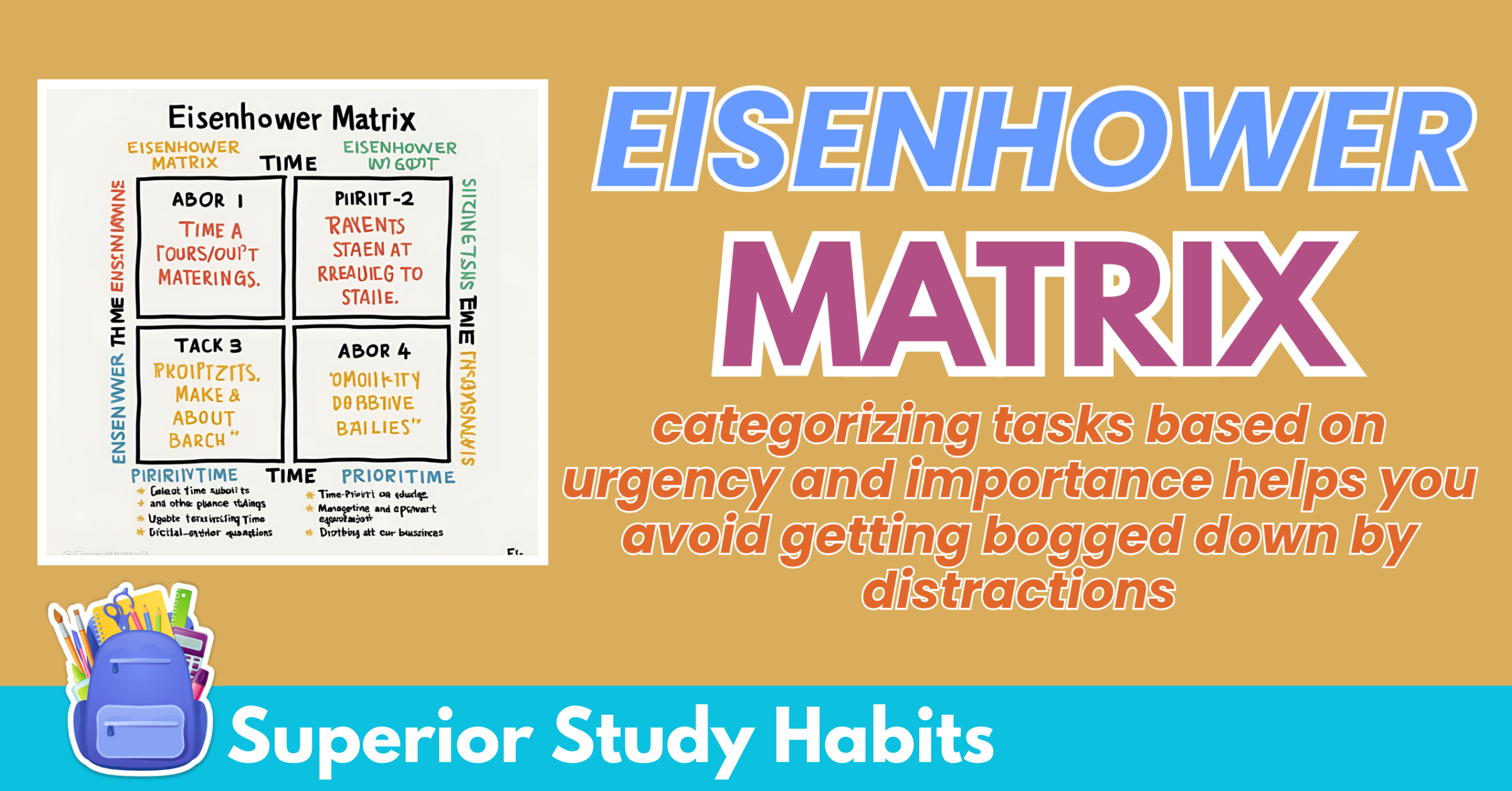 Must Know: The Highly Effective Eisenhower Matrix for Guaranteed Time Management Success