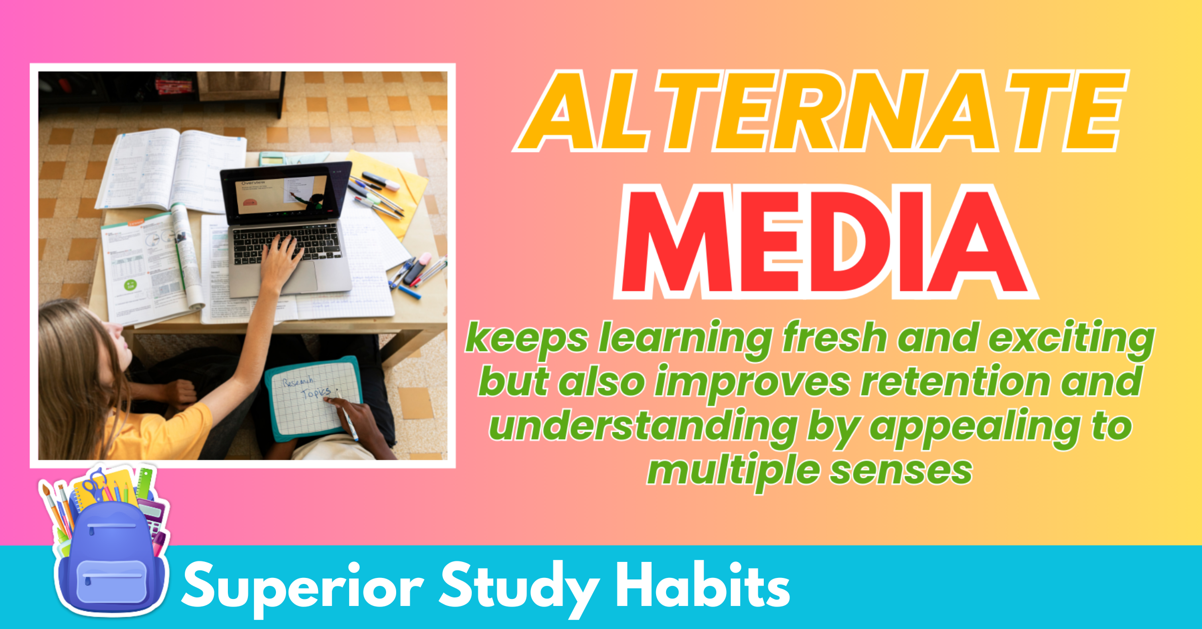 Integrate Alternate Media to Learning