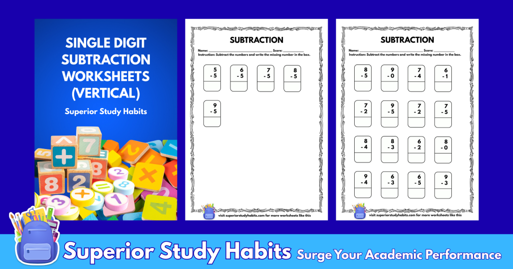Unlock the Math Brilliance Extraordinaire from Your Child Through These Free Subtraction Worksheets 8 featured image 3 1