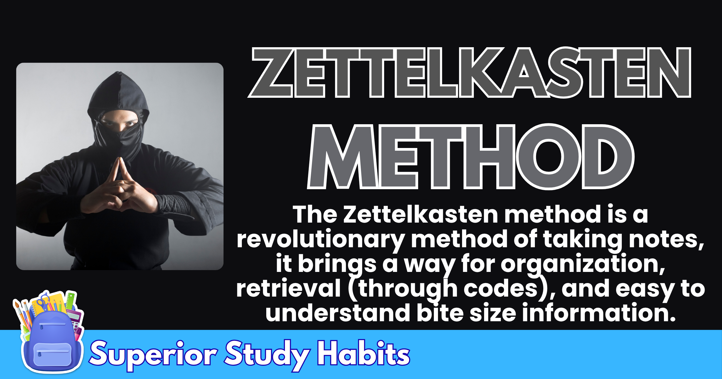 Zettelkasten Method is Technique to Take Notes and Retrieve Information Like a Ninja