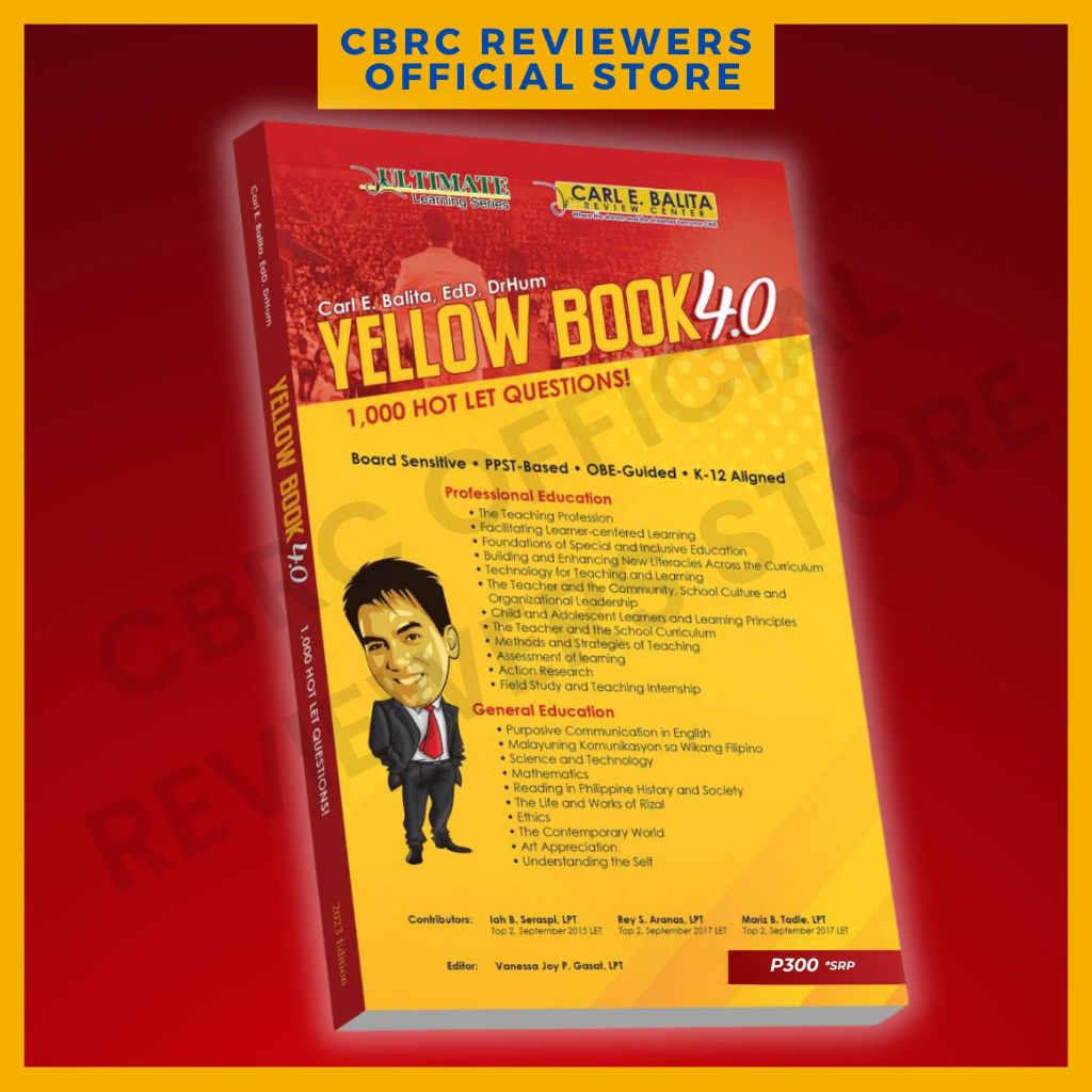 Licensure Examination for Teachers LET Guide and Results 6 Yellow Book 4.0