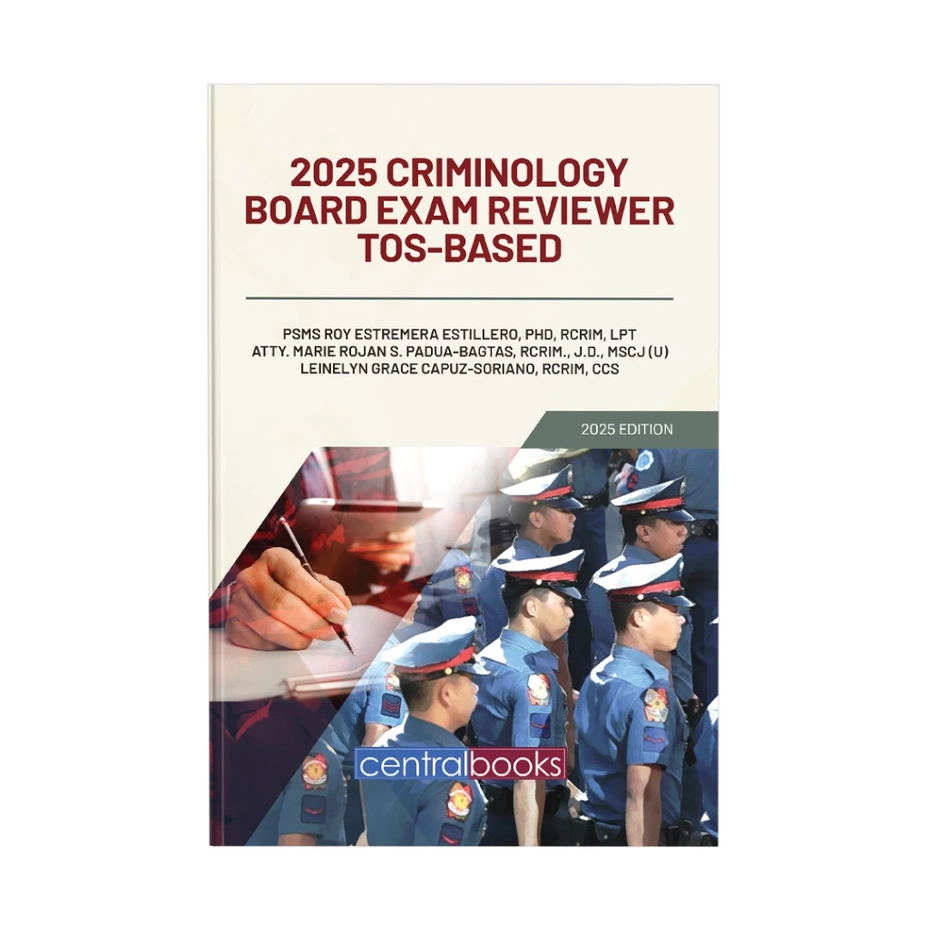 Criminology Licensure Exam CLE Guide and Results 4 2025 Criminology Board Exam Reviewer TOS-Based (Central Books)