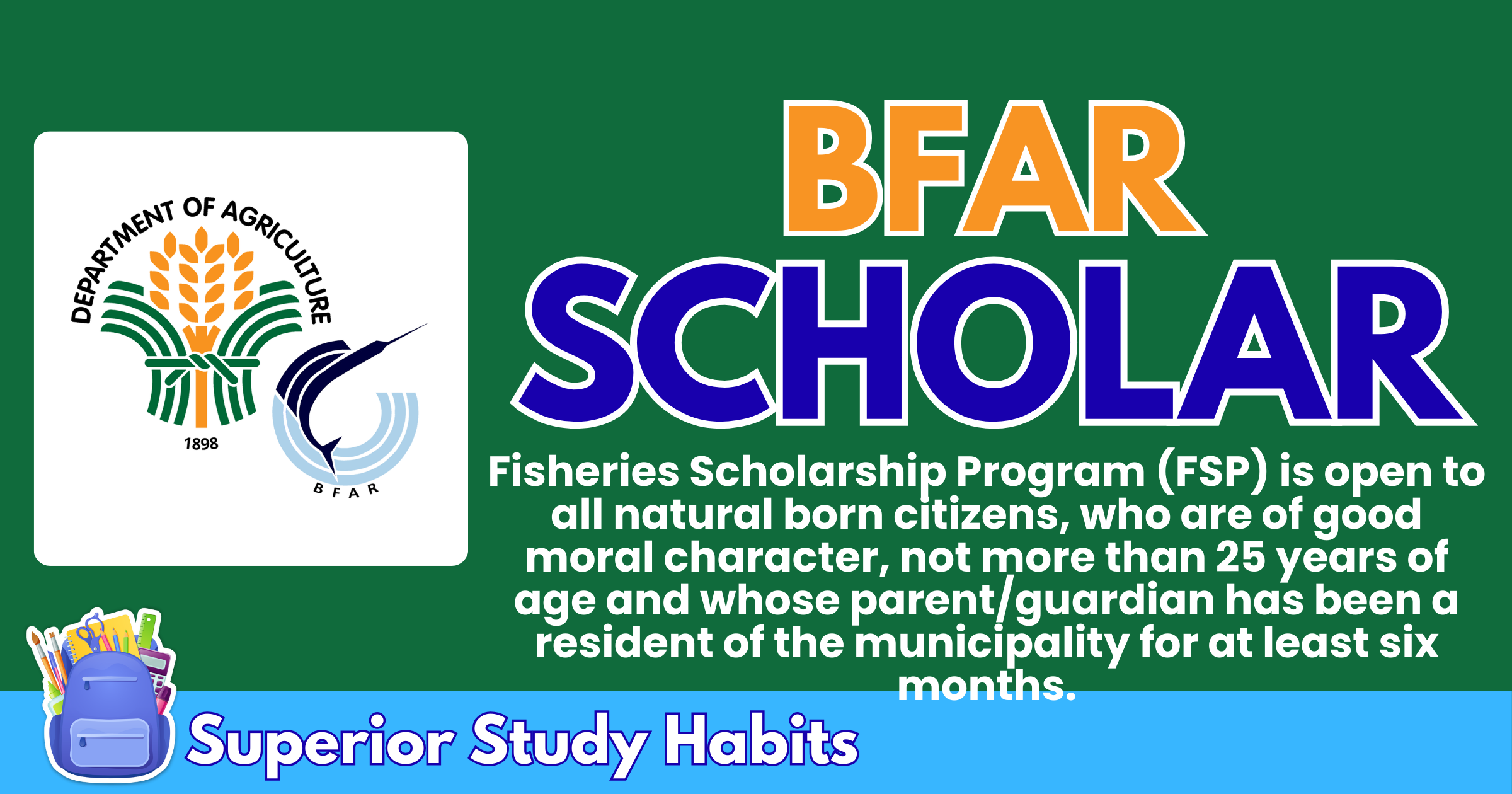 The Complete Guide to Avail Scholarship from BFAR 12 The Complete Guide to Avail Scholarship from BFAR